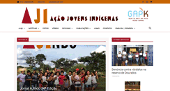 Desktop Screenshot of jovensindigenas.org.br