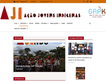 Tablet Screenshot of jovensindigenas.org.br